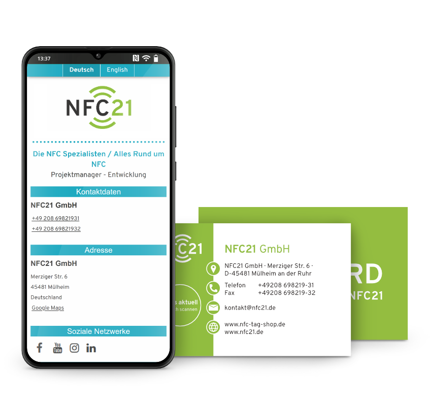 The Nfc Business Card Nfc Vcard